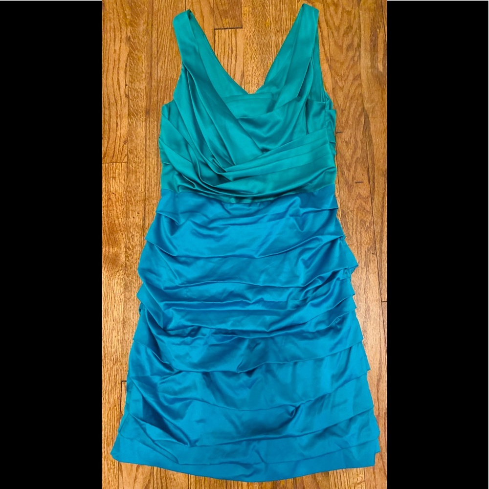 Express Women’s satin like fitted dress